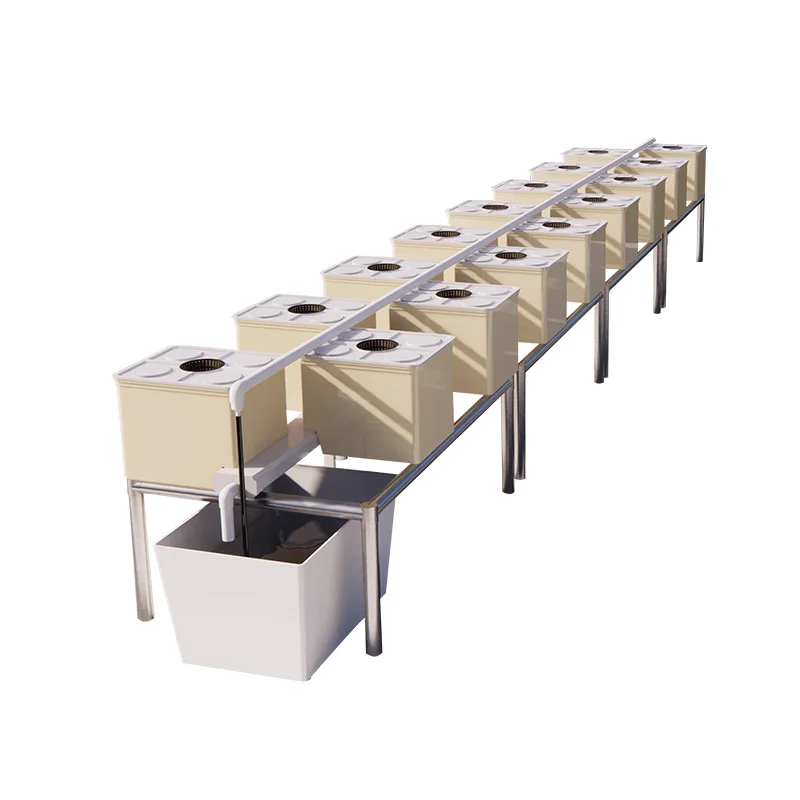 Systems 11l Substrate Grow Pot Plastic Hydroponics Dutch Bato Aeroponic Hydroponic 8 Bucket System