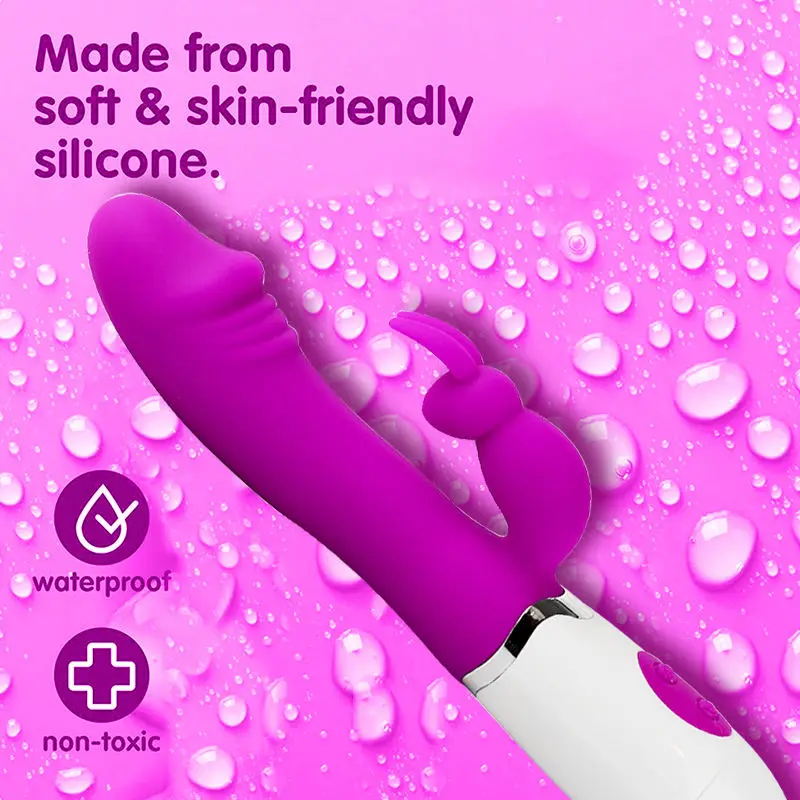 Fashion Women Vibrator Usb Charging Massager Porn Toy Sex Xnxx Porno Adults Pink Rabbit Vibrator