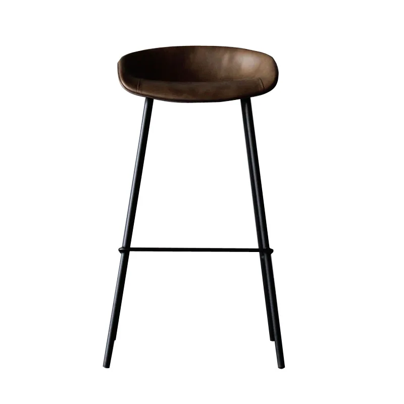 Барные стулья и столовые стулья для ресторана премиум-класса кожаные барные стулья