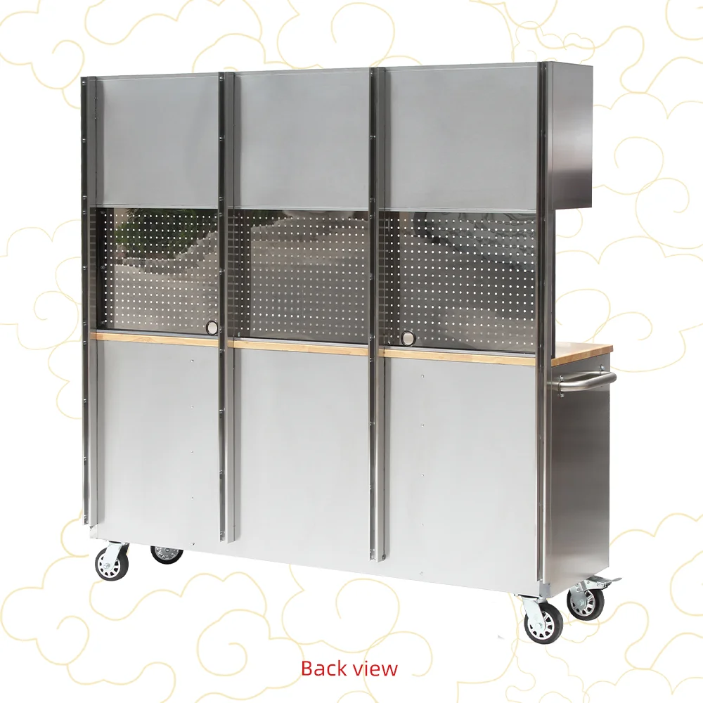 72 inch professional workshop tools cart multifunctional mechanical tool cart stainless steel utility rolling chest