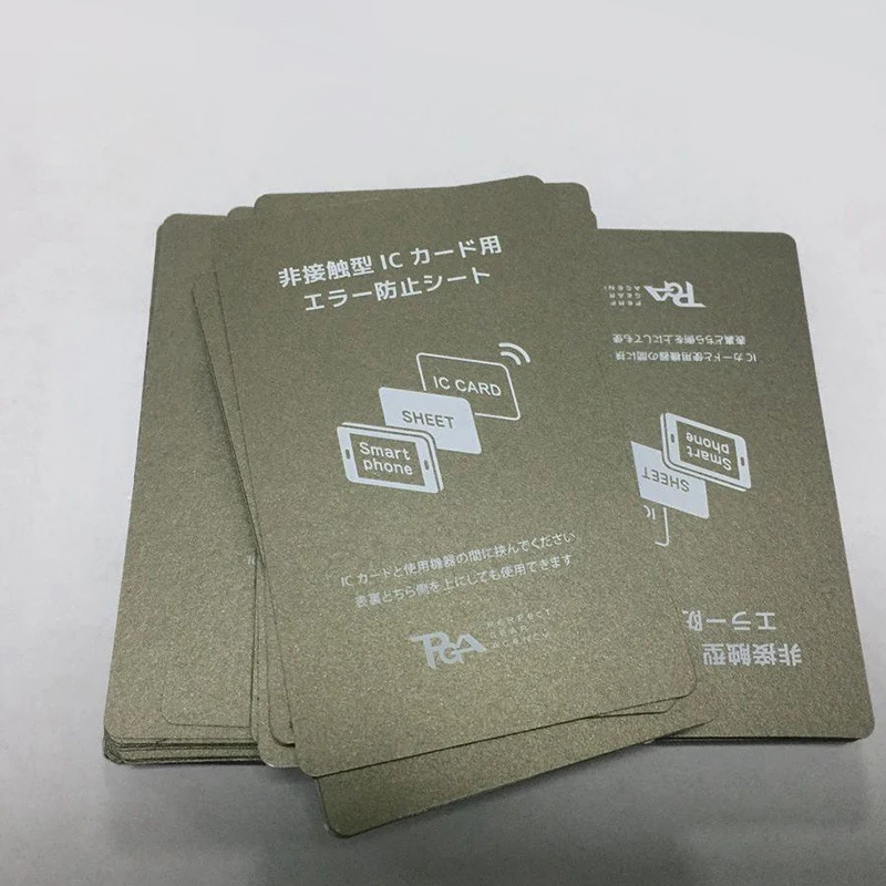 Customized Printed Convenient Anti-Metal Magnetic NFC Sticker paster for NFC Card Work With Phone Magnet Tag