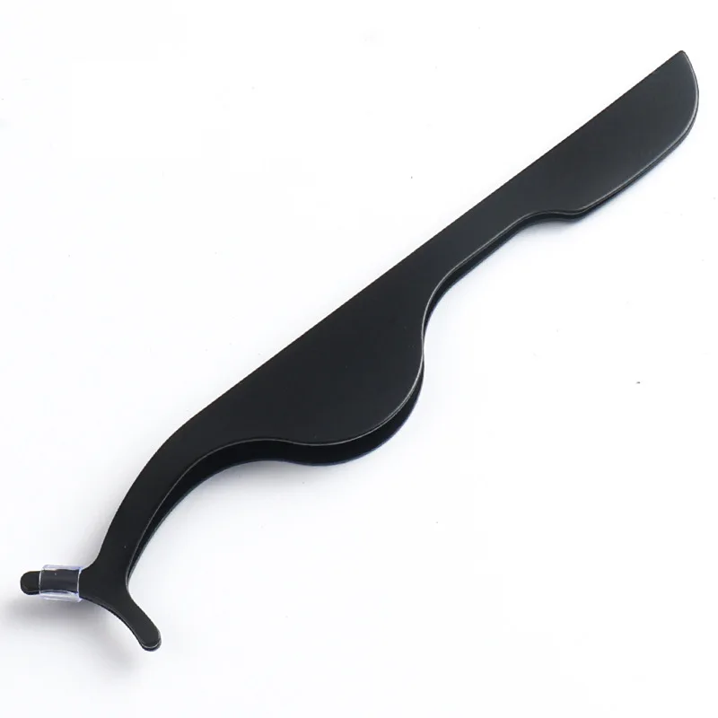 Diamond Stainless Steel Eyelash Tweezers Grip Eyelashes Applicator High Quality Volume Lashes Tweezers