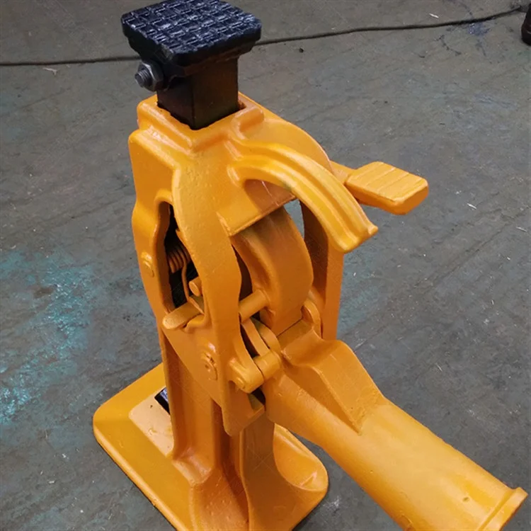 Factory Supply Single Tube Fast Fall Railway Track Road Lifter Rack Type Hydraulic Road Lifter Jack