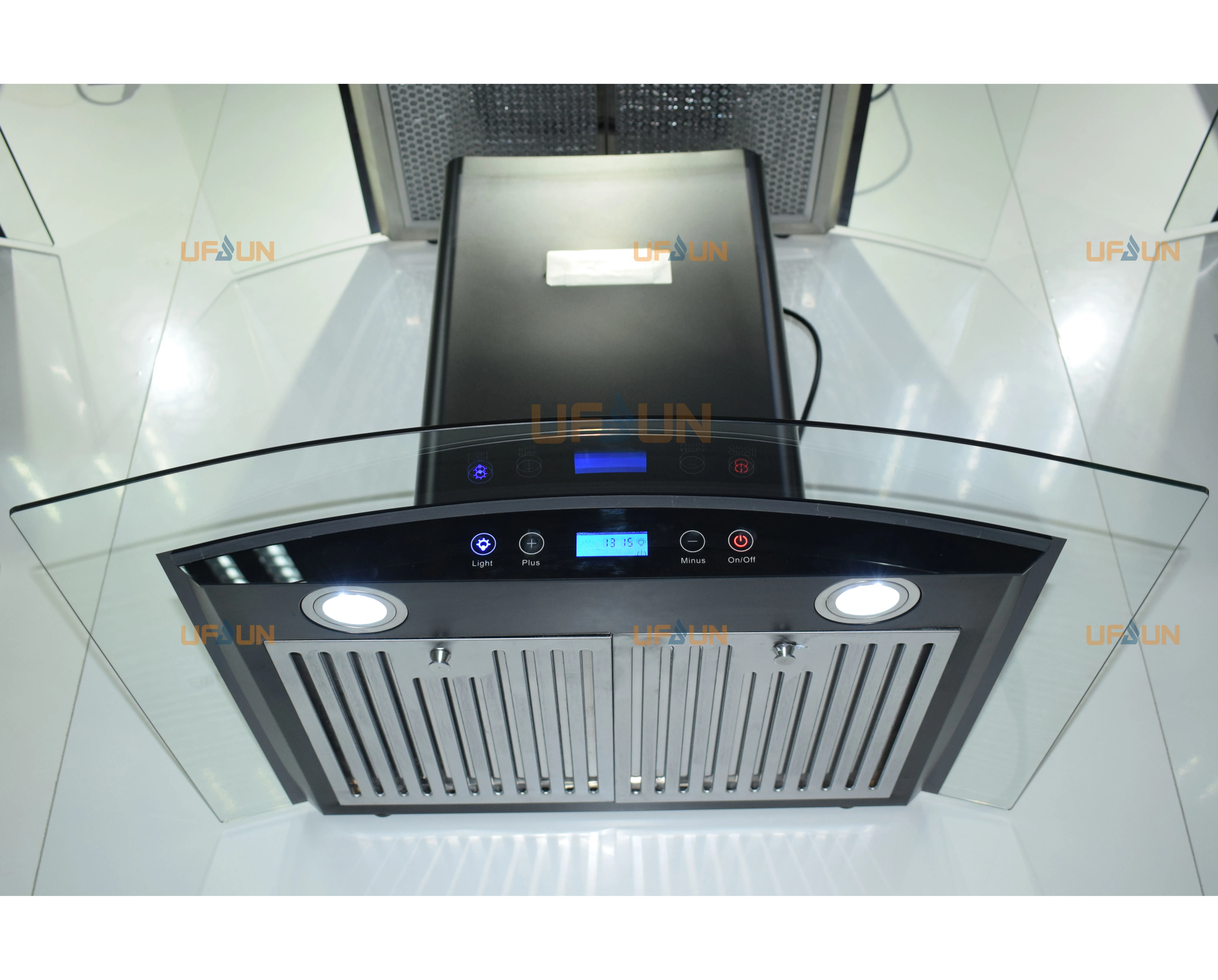 Большой поток воздуха 600 мм ультратонкая вытяжная вытяжка Nexstyle с сенсорным выключателем кухонная вытяжка для дымохода