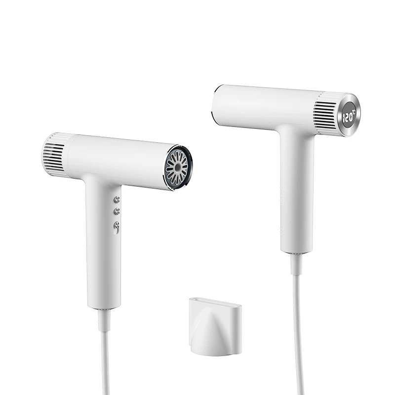 New arrival High Speed  1500 W brushless blow dryer 110000rpm with LED temperature display hair dryer