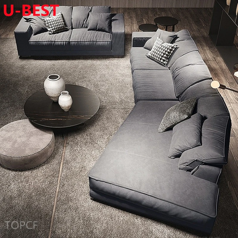 U-Best  Italian Corner Modular Sectional Sofa Design Sofa Divani Kanepe Hoekbank Mueble Meble De Salon Maison Furniture Living R