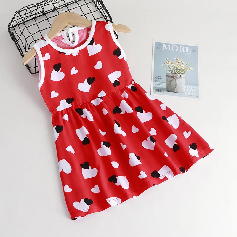 Summer girls dress new cotton silk princess dress 0-12 years old girl baby casual pajamas dress