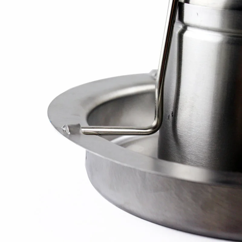 
Stainless Steel chicken-griller with flavour diffuser, chicken roaster, chicken-holder 