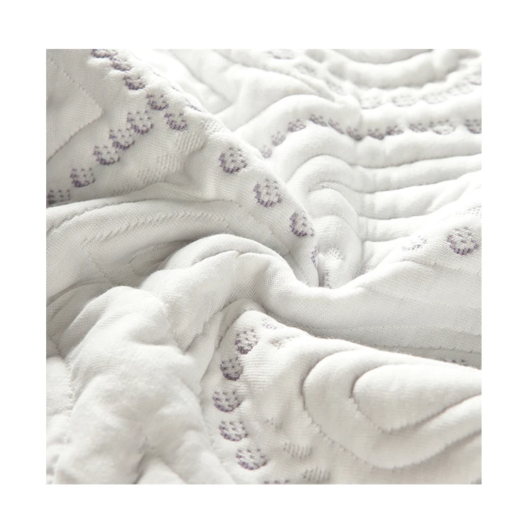 Jacquard Knitted Mattress Fabric Polyester Spandex Fabric Warp Knit Polyester Mattress Fabric