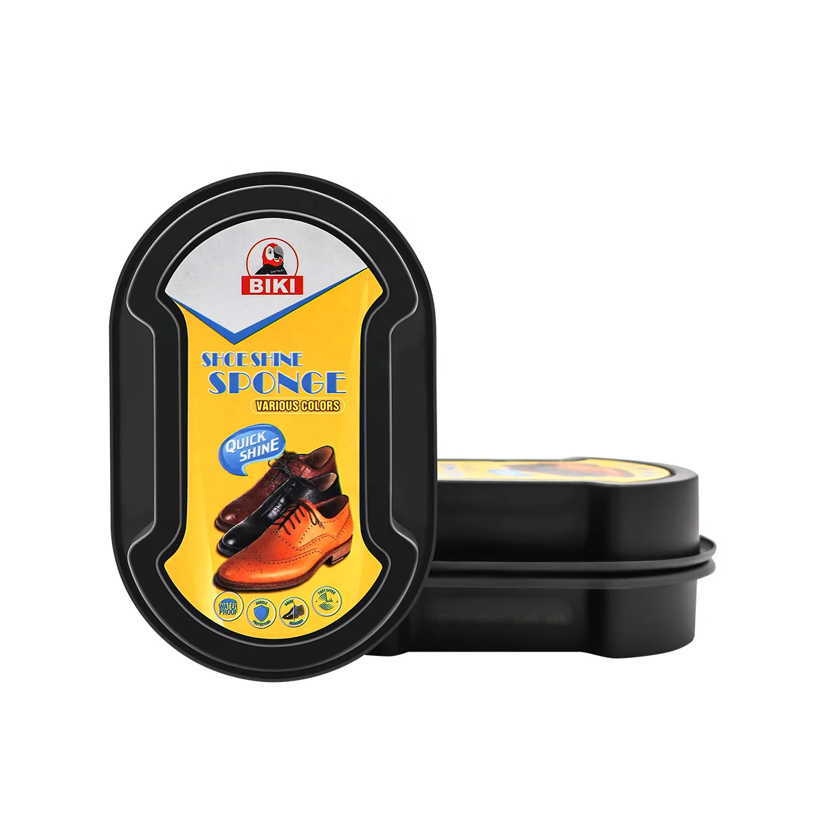 High Quality Shoe Instant Shine Colorless Sponge Quick Leather Bright Wax Polish Shiner Double Sides Good China factory popular
