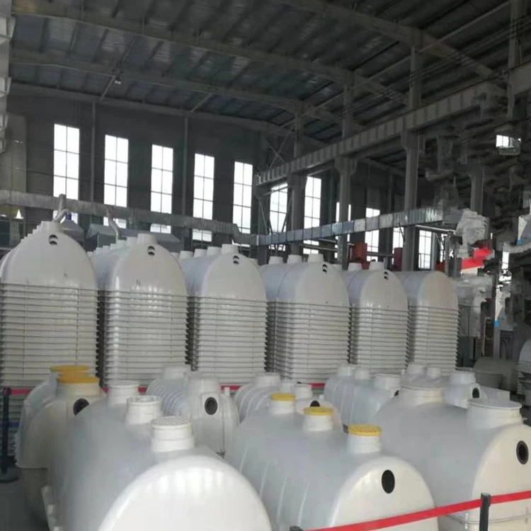 Waste Water Treatment Fiberglass Molded Septic Tank For Manufacturing Plant