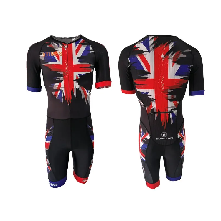 Roadstar custom inline roller derby alpine downhill skating suit short long sleeve skating skin suit