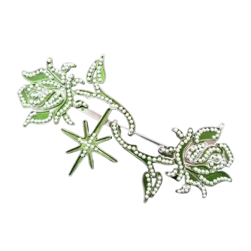 Custom Korea FLOWER LADIES PIN BROOCH Flower High Quality Brooch Pin Rhinestones Brooch Pins