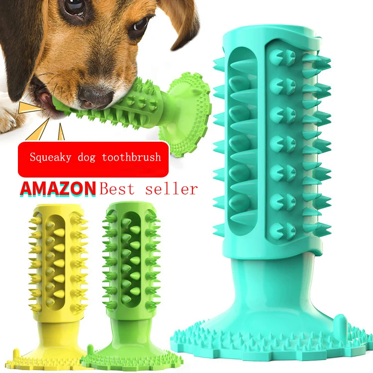 High Quality TPR Teeth Cleaning Serrated Molar Rod Pet Dog Playing Chew Toys Dog Toothbrush Pet Supplies