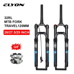 Magnesium Aluminum Remote Lockout Suspension Air 26 27.5 29inch Shock Absorber MTB Bike Front Fork