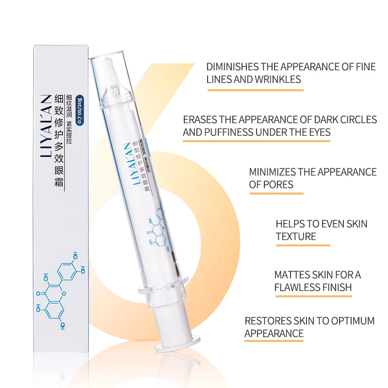 OEM Private Label 60s Instant Wrinkle Remover Anti Aging Ageless Eye Cream