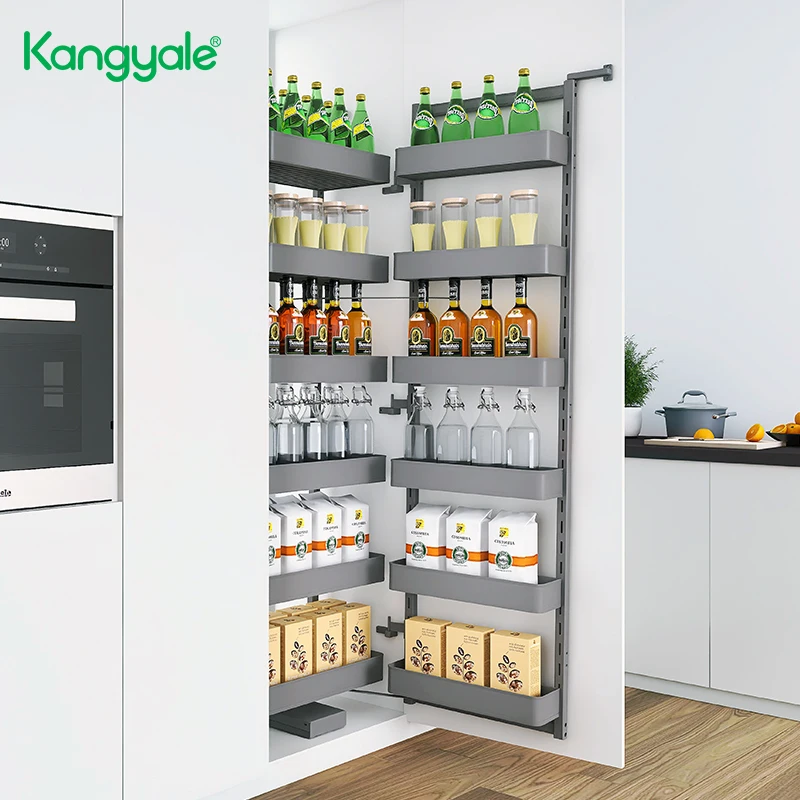 Kitchen Cabinet Pull Out Organizer And Storage Multipurpose Kitchen Cabinet Larder Basket Pantry Unit Storage Shelf