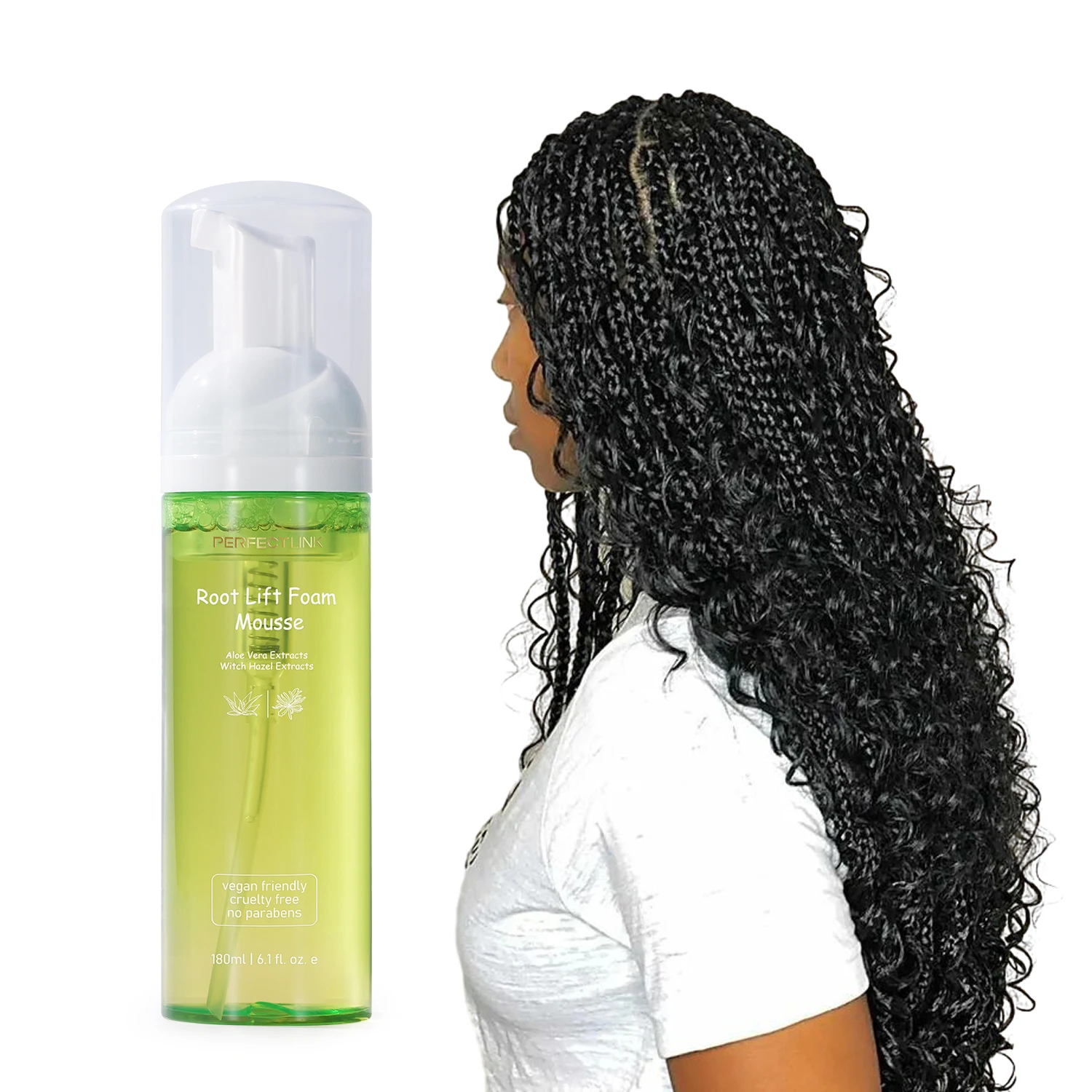 Custom curly hair treatment style product mousse alcohol free private label Curling Hair Mousse Styling Foam