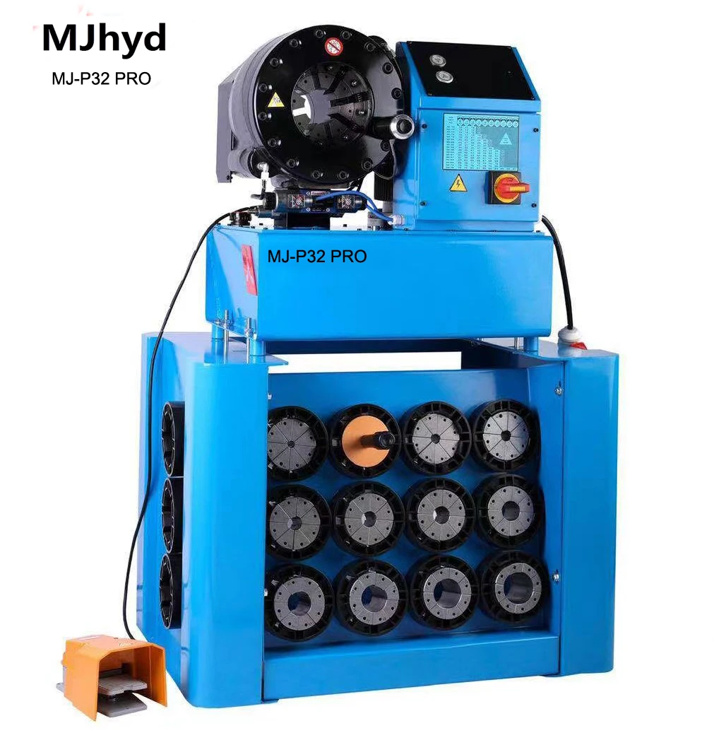 Quick change tool 2.5' 64mm CE automatic AC hose crimping tool price 2' 6sh wire rope hydraulic pipe press