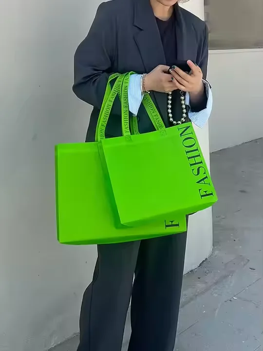 PP Bottom Gusseted Polypropylene Lamination Tote Non-woven Shopping Bag