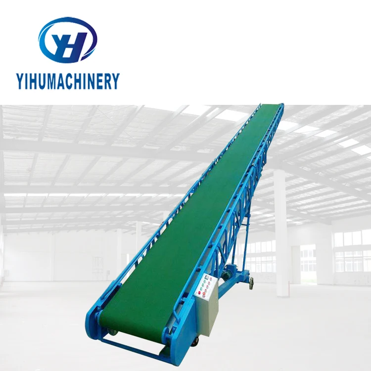 Adjustable Height Flexible Movable Custom Rubber Mobile Belt Conveyor for sale