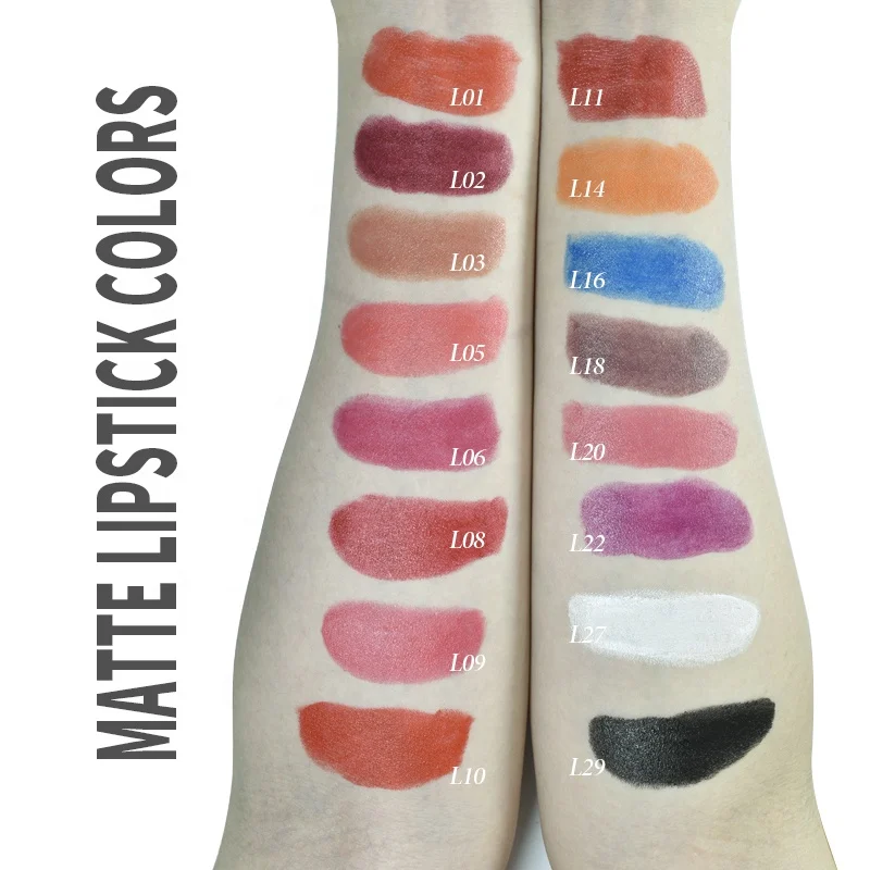 Waterproof Long Lasting Promotional OEM Low Price Private Label Bullet Lipstick Natural Matte Lipstick Wholesale Lipstick