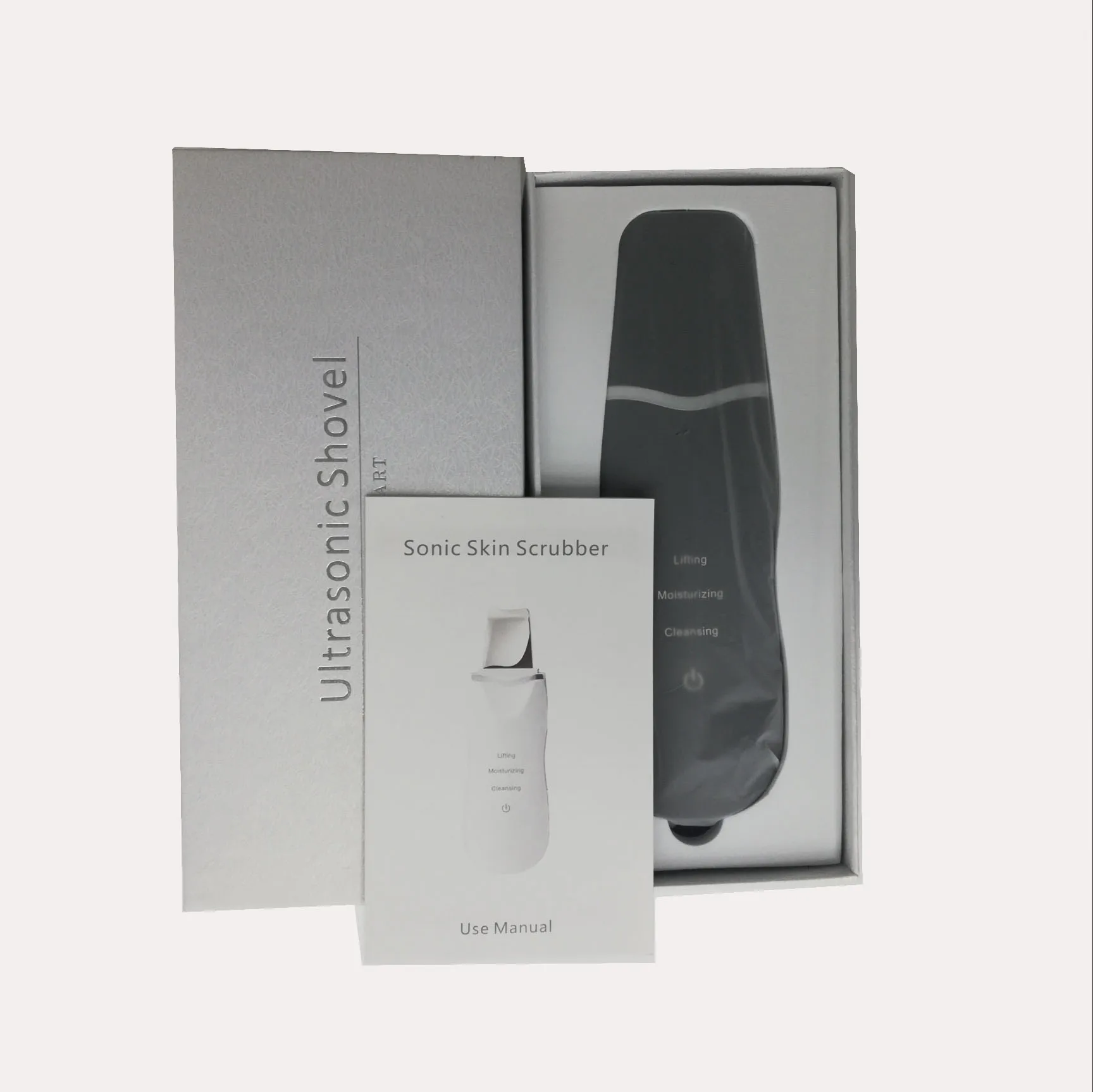 Portable Home Use Beauty Ion Facial Peeling Deep cleaning  Ultrasonic Skin Scrubber