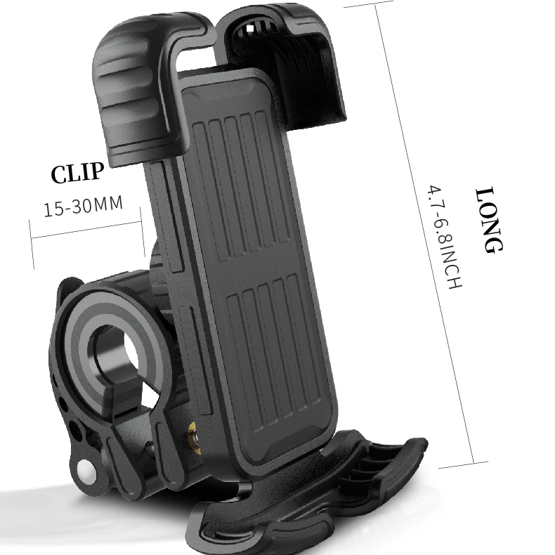 Auto-locking Bike Phone Mount Holder Motorcycle Phone Mount for Handlebar Accessories 360 degree rotation