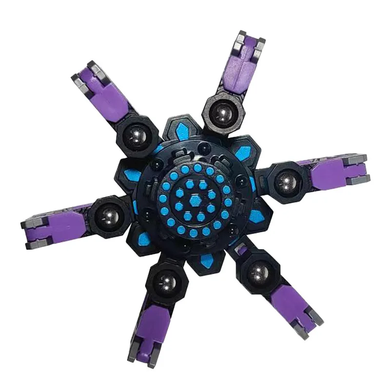 New Anti-Anxiety Chain Game Fidget Spinner Great 3D Hand Popper Spinner Fidget Toy Transformable Fingertip Gyro Spinners Toys