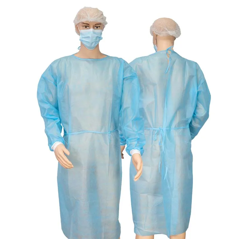 Yellow White Blue Disposable PP SMS Surgical Gown  level 1 2 3 4 Dental Medical Isolation Gown gown