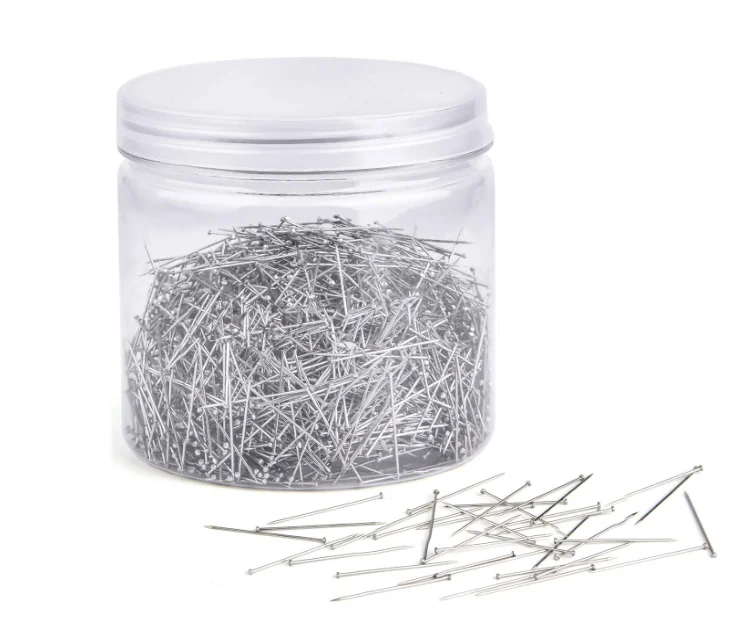
The 100g tub packing silver color straight dressmakers pins for sewing crafts quilting  (62448967587)