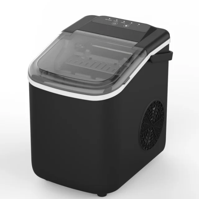 2024 New household small handle ice machine Milk tea bar dormitory mini ice machine