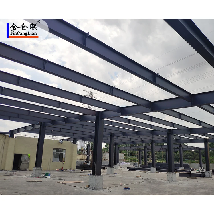 customized steel structure warehouse workshop with storage shelf design heavy duty shelving