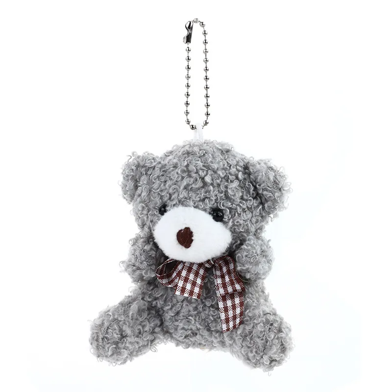 Custom bear Plush Keychain Stuffed Animal Backpack Clip Mini Plush with Key chain doll Peluches teddy bear keychain