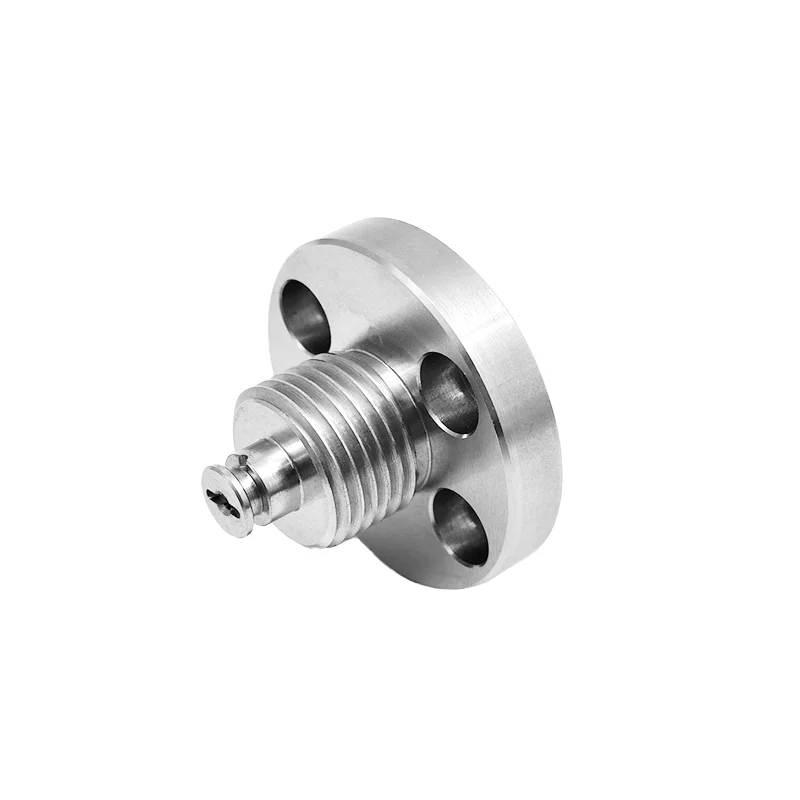 Custom CNC Milled Part Stainless Steel Conflat Vacuum Flange Aluminium Cooper VCR-Adapter Manufacturer