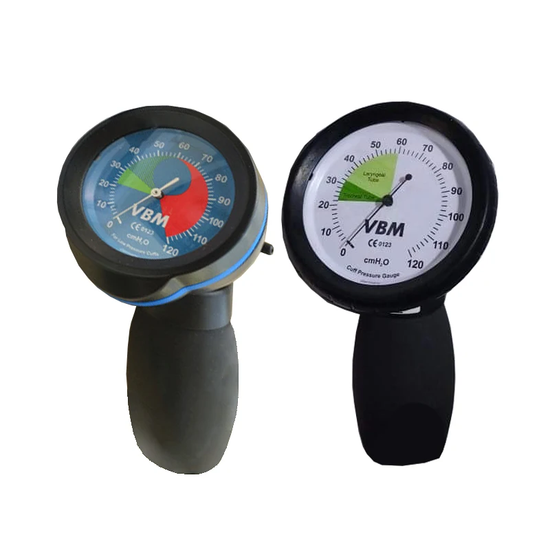 Handheld medical device pressure pump hospital home VBM balloon tracheal intubation cuff pressure gauge