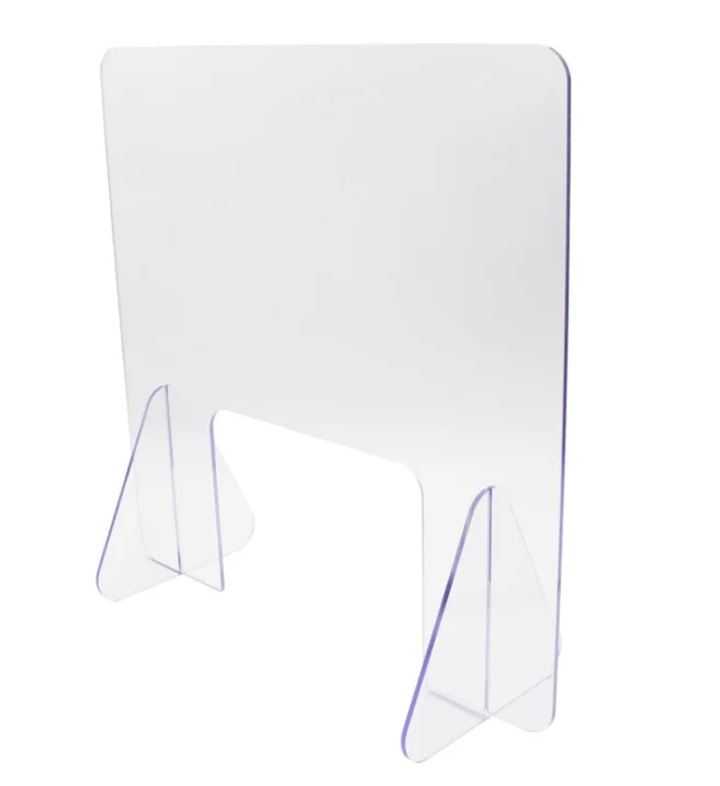 Transparent petg table shield 0.5mm/0.75mm/1mm/ 2mm/ 3 mm petg divider sheet cut fold and logo stamp factory since 2000