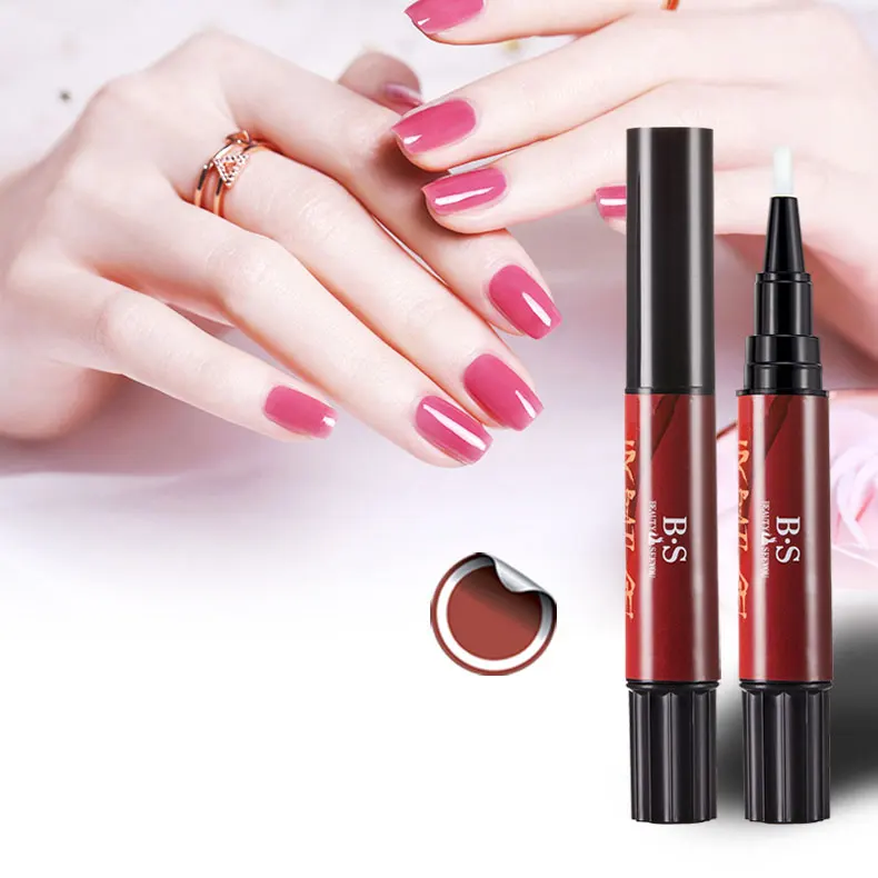 professional 36 colors one step easy carry easy operate rotate open uv gel nail polish pen nail pen gel manufacturers