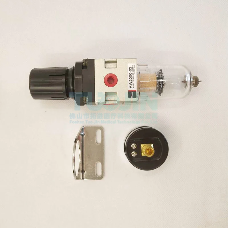 Dental Water Filter Dental Air Reduce Valve Air Filter Regulator Compressor & Gas-Pressure Meter For Dental Chair Unit Equipment