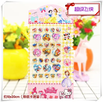 3d flash diamond crystal gem self adhesive rhinestone sticker for kids diy painting decoration