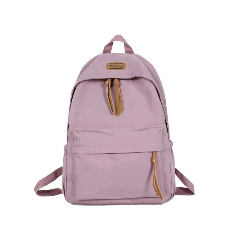 Stock Available Schoolbag Male College Students Fashion Trend Simple Plush Backpacks Female Leisure Computer Children Backpack