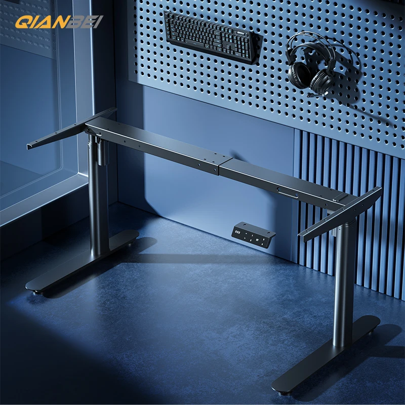 Foshan Adjust Panel Width Sit Stand Desk Mechanism with Work Frame Workstation Picture QIANBEI Sit Stand Desk Mechanism