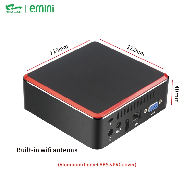 Intel NUC Portable J1900 Mini PC Barebone For Industrial
