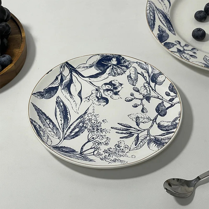 2022 Customized New Design French Tableware Hot selling Dinner Plate