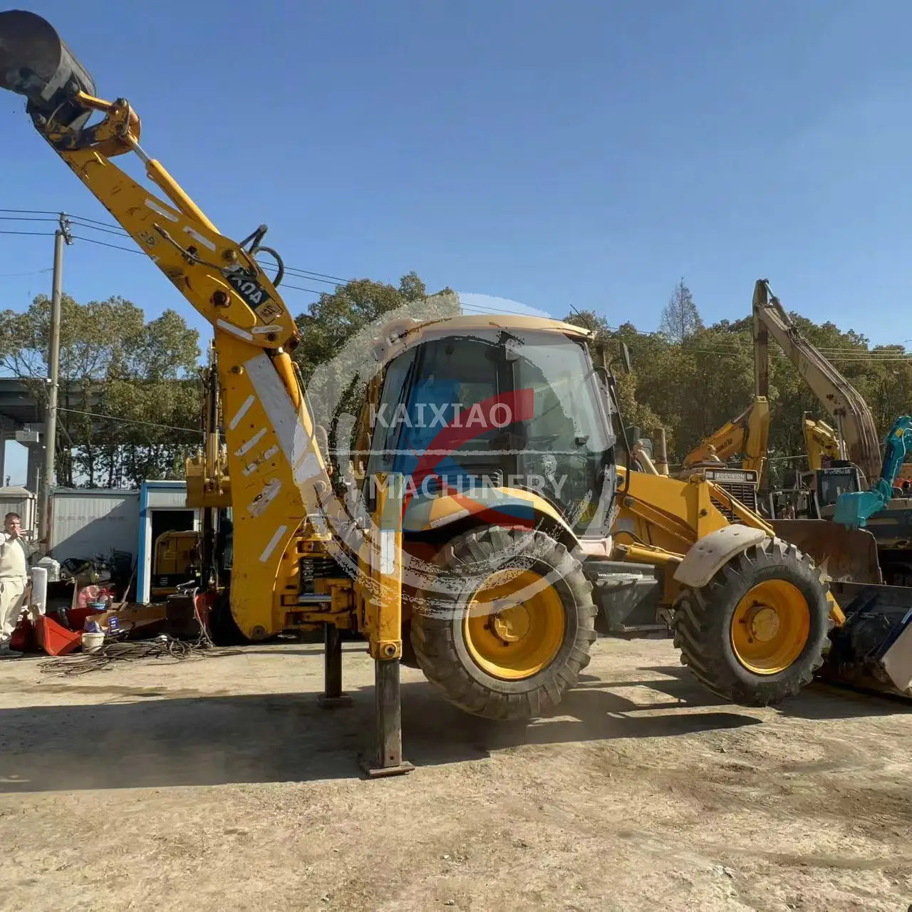 Construction machine JCB4CX backhoe Excavator  Used backhoe Excavator