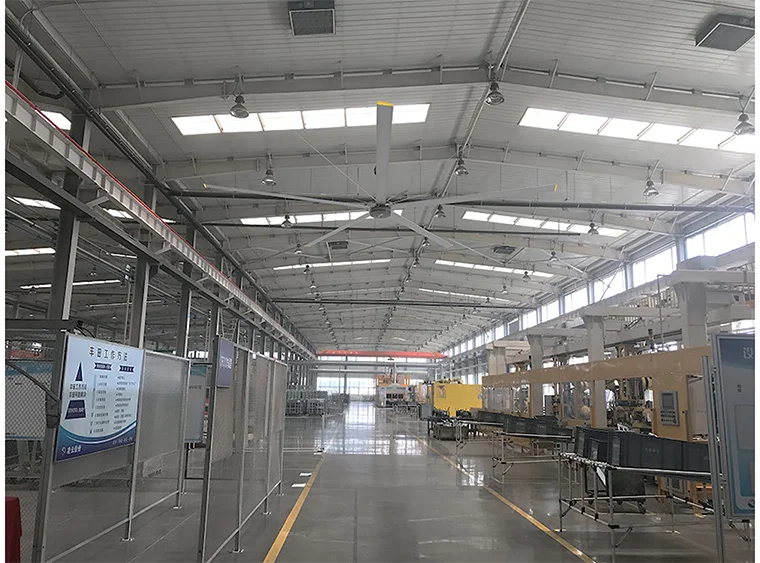 Apogee 12ft warehouse use hvls ceiling fans