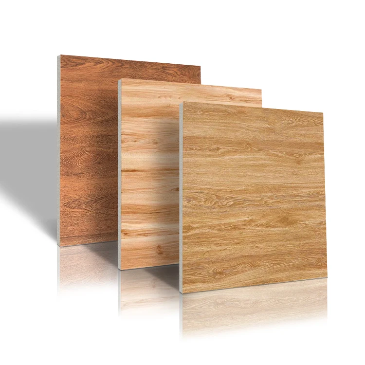 600x600mm Wood Look Porcelain Tile Rustic Ceramic Wooden Flooring Rustic Tiles For Living Room