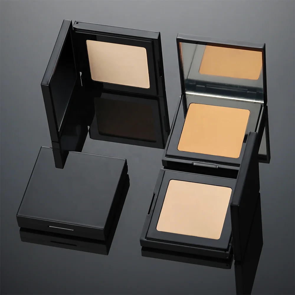 oil control silky smooth waterproof easy ware pressed powder foundation private label for dark skin