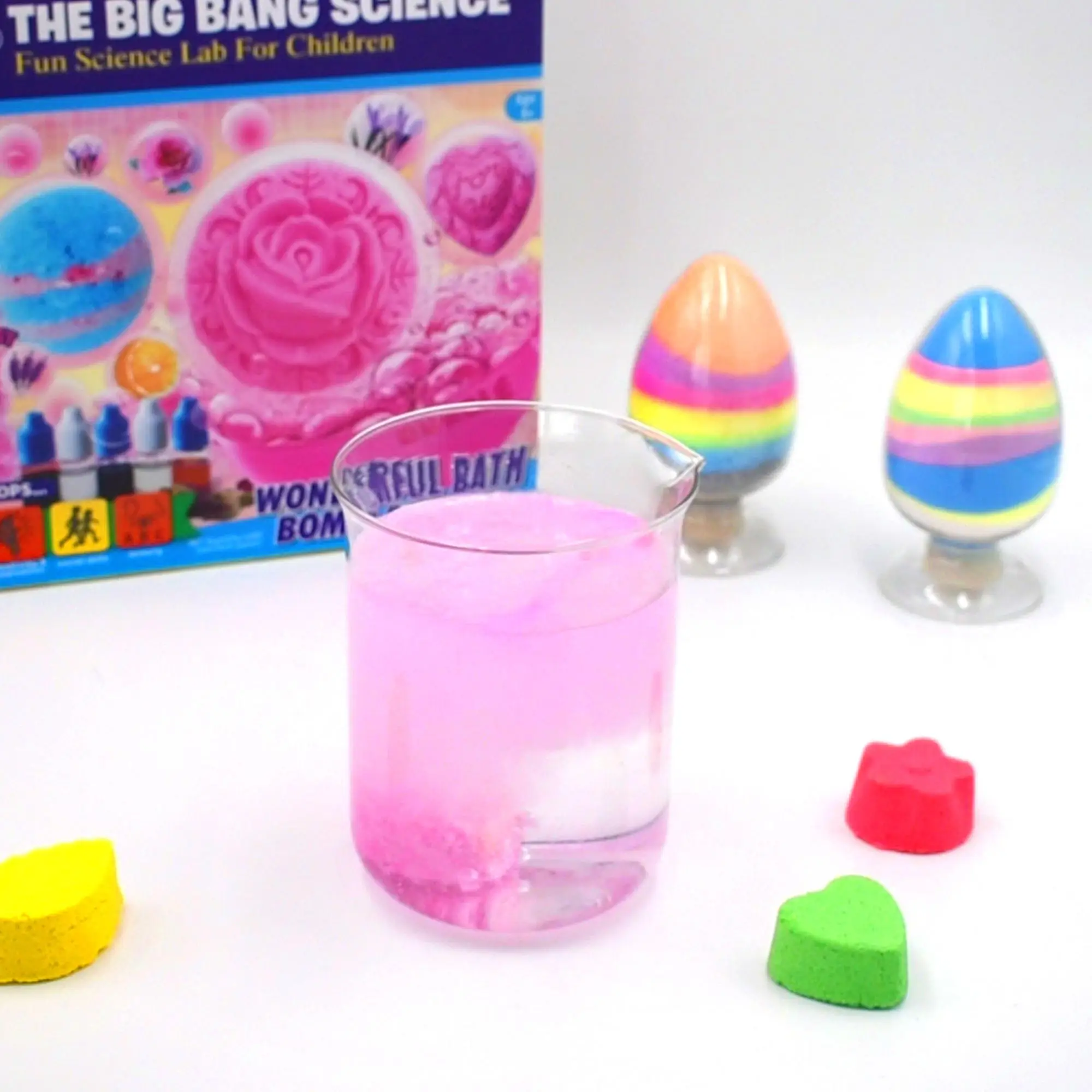  DIY STEM красочная Бомба для ванны химический набор детей образовательный