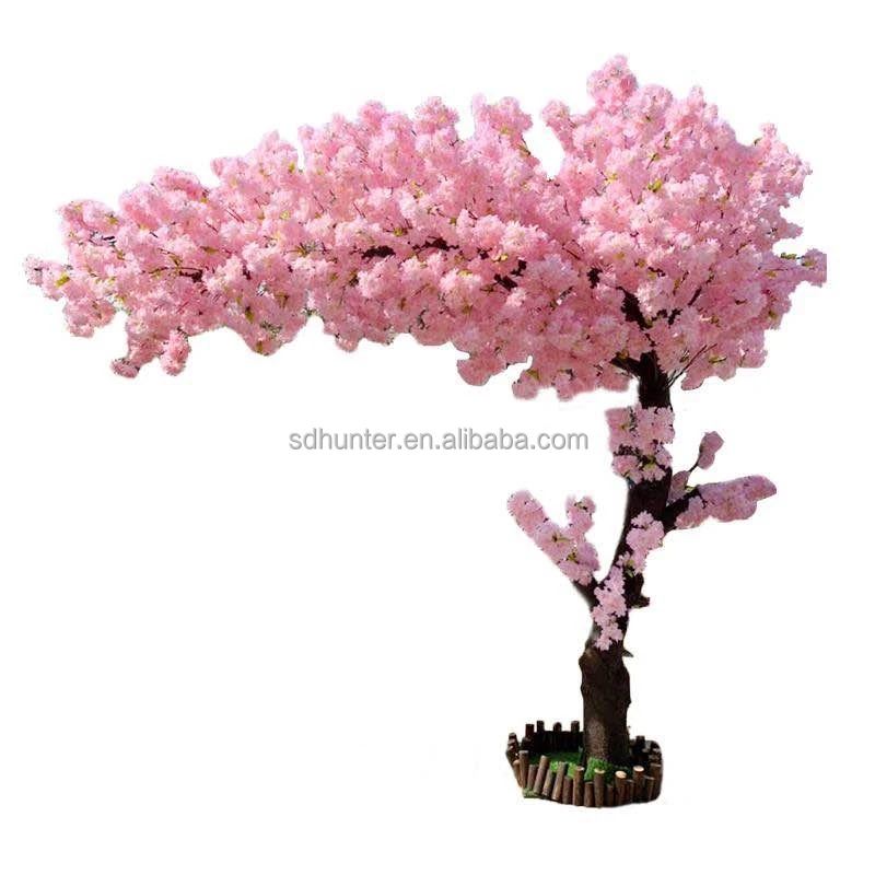 Artificial silk cherry blossom table tree flowers wedding centerpiece trees for sell decoration wholesale